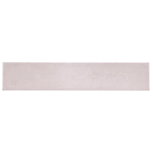 Stella Blush 2in X 10in Glossy Ceramic Wall Tile, 40PK